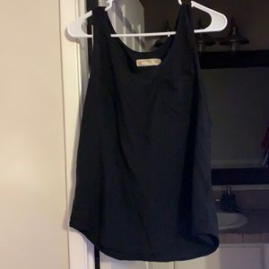 Black flowy tank top